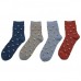 Wholesale Thin Breathable Mens Colorful Polka Dots Happy Dress Socks