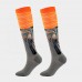 Custom New Pressure Famous Art Oil Painting Sports Knee High Colorful Compression Socks