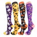 Wholesale Unisex Colorful Halloween Jacquard Sport Keen High Compression Socks Unisex Wholesale Unisex Colorful Halloween Jacquard Sport Keen High Compression Socks Unisex