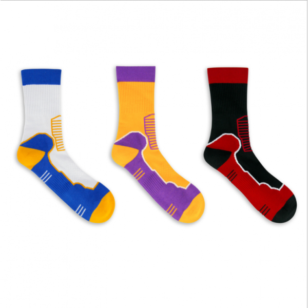 breathable Elite Basketball Socks Cushioned Athletic Sports Crew Socks
