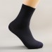Men Black Classic Eco-friendly Lightweight Soft Terry Business Crew Bamboo Socks Men Black Classic Eco-friendly Lightweight Soft Terry Business Crew Bamboo Socks