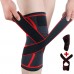 Custom nylon knee pads adjustable knit sport knee sleeve Custom nylon knee pads adjustable knit sport knee sleeve