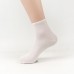 Custom cheap thin plain color polyester sport men ankle socks
