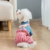 Custom thicken winter fashion teddy cotton dress pet dog clothes Custom thicken winter fashion teddy cotton dress pet dog clothes