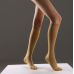 Custom 23-32mmHg closed toe medical beige knee high compression socks