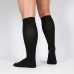 Custom 23-32mmHg closed toe medical black knee high compression socks