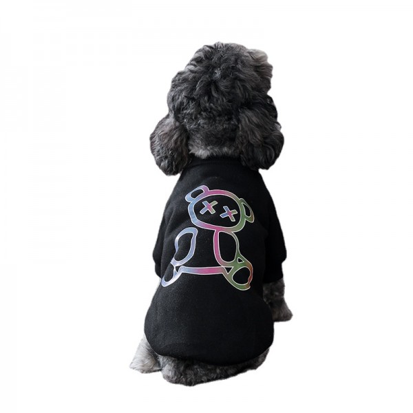 Custom simple cotton pets knitted fashion dress dog clothes