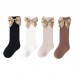 Knee High Cotton Toddler  Baby bow tie socks
