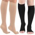 Multiple Designs Open Toe Knee High Compression Socks