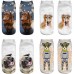 Custom novelty unisex polyester dog print socks Custom novelty unisex polyester dog print socks