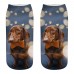 Custom novelty unisex polyester dog print socks Custom novelty unisex polyester dog print socks