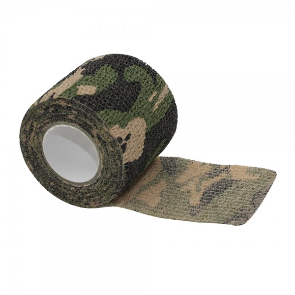 Elastic Self Adhesive Bandage Wrap Dark Green Camouflage Cohesive Tape Elastic Self Adhesive Bandage Wrap Dark Green Camouflage Cohesive Tape