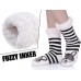 Cute Animal Fuzzy Slipper Soft Warm Knit Home Fleece Socks With Grippers