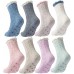 Anti-Skid Cozy Fuzzy Warm Fleece-Lined Socks with Silicone Grippers Anti-Skid Cozy Fuzzy Warm Fleece-Lined Socks with Silicone Grippers