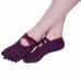 Custom logo With Non Slip Grip Straps Ballet Yoga Socks