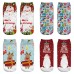 Colorful Christmas Trees Novelty Printing Socks Colorful Christmas Trees Novelty Printing Socks
