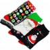 Colorful Christmas Trees Novelty Printing Socks Colorful Christmas Trees Novelty Printing Socks