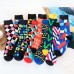 Custom combed cotton spring breathable crew mens fashion socks Custom combed cotton spring breathable crew mens fashion socks