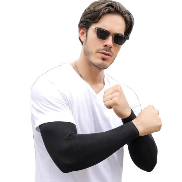 Men summer cycling anti-UV plus size arm sleeve