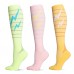 Women Trendy Mesh Cushion Outdoor Knee High Sports Compression Socks