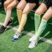 Women Trendy Mesh Cushion Outdoor Knee High Sports Compression Socks