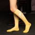 Women Trendy Mesh Cushion Outdoor Knee High Sports Compression Socks