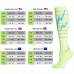 Women Trendy Mesh Cushion Outdoor Knee High Sports Compression Socks