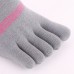 Men Sports Running Nylon Breathable Custom Toe Socks