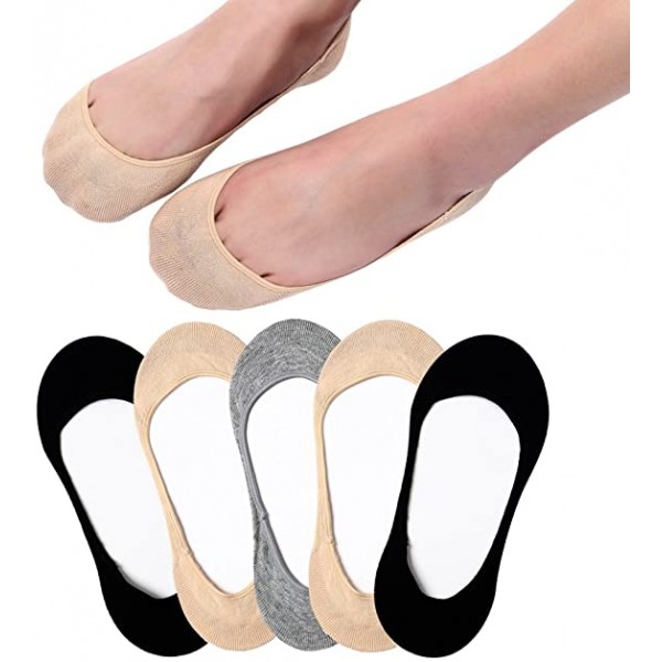 Wholesale Custom Women Bottom Grip Invisible Breathable No Show Socks Non Slip