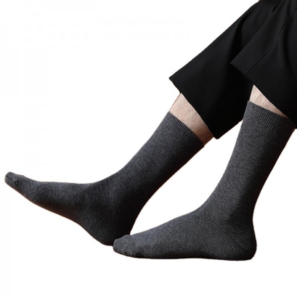 Men crew dress thin cotton custom business tube socks Men crew dress thin cotton custom business tube socks