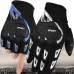 Outdoor sports protective motorcycle leather mountain bike gloves