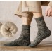 Camo Mens Outdoor Camouflage wool Boot Socks