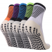Crew breathable custom logo cushion anti slip football socks