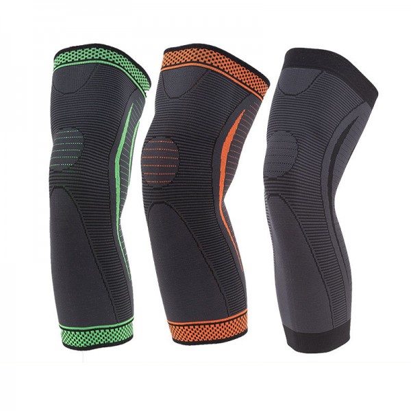 Full Leg Compression Long Knee Sleeves Support For Running Cycling