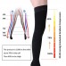 20-30mmHg custom cheap nurse medical anti-slip thigh high compression socks
