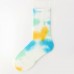 Amazon Hot Custom Tie-dye Cotton Socks Calcetin
