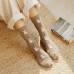 Women Winter Thick Wool  Cartoon Cat Fashion Thermal Dress Socks