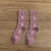 Women Winter Thick Wool  Cartoon Cat Fashion Thermal Dress Socks