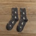 Women Winter Thick Wool  Cartoon Cat Fashion Thermal Dress Socks
