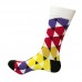 Wholesale Fancy Teenager Cotton Colorful Dress Socks
