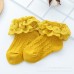 Wholesale Cute Double Layers Lace Solid Color Dancing Baby Ankle Socks Wholesale Cute Double Layers Lace Solid Color Dancing Baby Ankle Socks