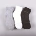 Low Price Wholesale Cheap Thick Solid Color Black White Polyester Ankle Socks Low Price Wholesale Cheap Thick Solid Color Black White Polyester Ankle Socks