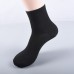 Low Price Wholesale Cheap Thick Solid Color Black White Polyester Ankle Socks Low Price Wholesale Cheap Thick Solid Color Black White Polyester Ankle Socks