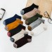 Summer short mesh silicone non-slip Casual sweat-absorbent breathable shallow mouth boat socks