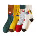 Women Custom Thermal Cartoon Crew Christmas Socks