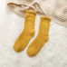 Girls Lovely Coral Fleece Indoor Cartoon Flower Crew Dress Socks Girls Lovely Coral Fleece Indoor Cartoon Flower Crew Dress Socks