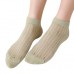 Girls Mesh Breathable Solid Color Ankle Socks