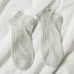 Girls Mesh Breathable Solid Color Ankle Socks