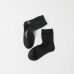 Women Winter Black Toe Solid Color Combed Cotton Dress Socks Women Winter Black Toe Solid Color Combed Cotton Dress Socks