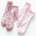 Girls Heart Jacquard Cotton Crew Socks Breathable Soft Baby Socks Girls Heart Jacquard Cotton Crew Socks Breathable Soft Baby Socks